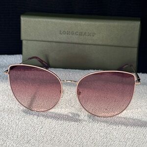Longchamp Rose-Tinted Sunglasses
